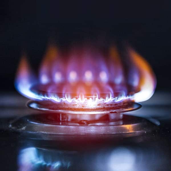 Fire flame of gas Fire flame of gas