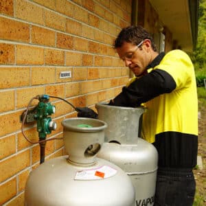 45kg gas bottle exchange