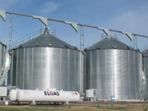 LPG for grain drying silos