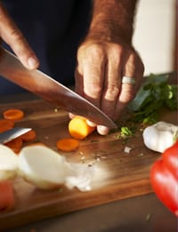 Keep raw BBQ meats and cutting board separate