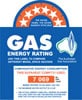 LPG gas heater Star Ratings