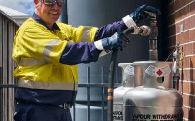 Automated 45kg Gas Bottle Exchange in Ocean Shores