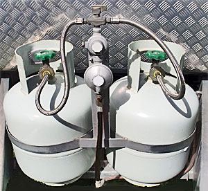9kg gas bottle holder - caravan gas bottle holder
