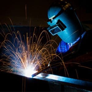 MIG welding gas