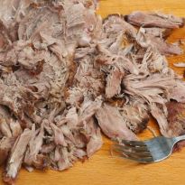 Pulled pork barbecue