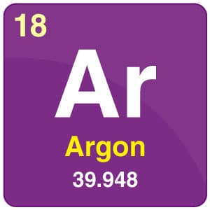 Periodic Symbol for Argon